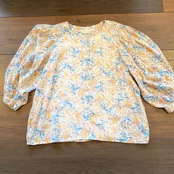 a.n.a Tops - a.n.a Pastel Floral Blouse
